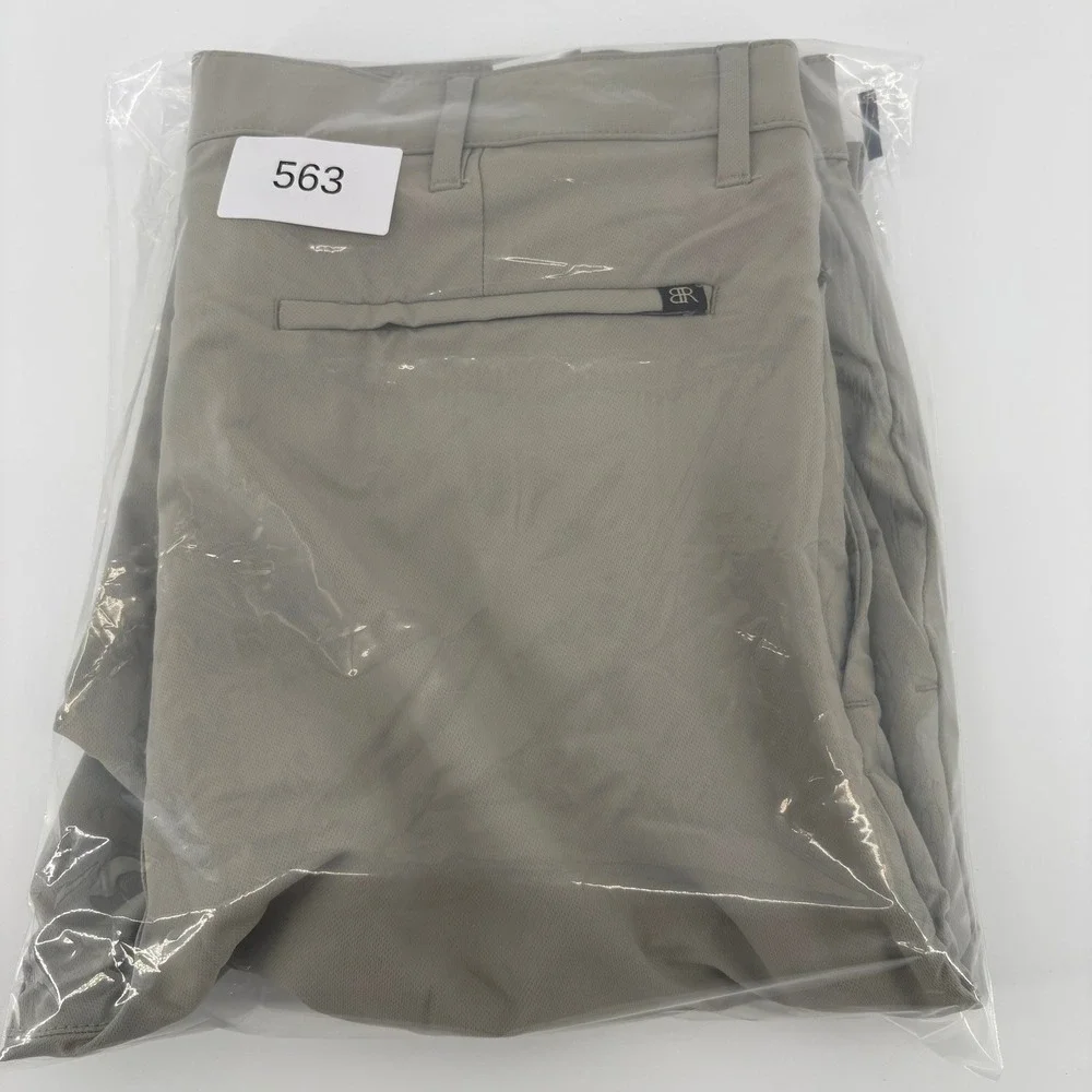 Banana Republic Mens Performance Pants 34x32 London Fog Beige NWT 1557516